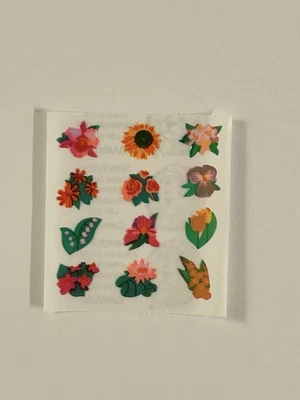 Sandylion Pearly MOP Sticker 90er Mini Flowers Blumen Sehr Selten Vintage Rar - Bild 1 von 2