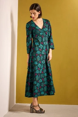 Seasalt Women's Regular Willow Blossom Dress Camellia Collage Tehidy - Image 1 of 4