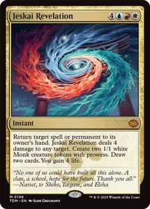 Jeskai Revelation 0196 ~ **Foil** Mythic NM MTG Tarkir Dragonstorm - Picture 1 of 1