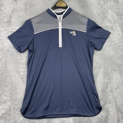 Женская футболка Kate Lord маленький синий пуловер для гольфа BAY HILL 1/4 на молнии для активного тенниса - Изображение 1 из 4