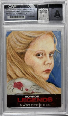 2025 Horror Legends Masterpieces Katrina Van Tassel Sketch Card by Jessica Pena - Image 1 of 2