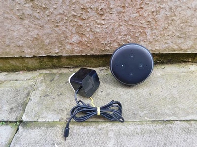 Amazon C78MP8 3rd Gen Smart Speaker with Alexa Black UK Power Plug - Image 1 of 4