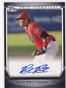 Rich Poythress Seattle 2011 Topps Pro Debut Solo Auto