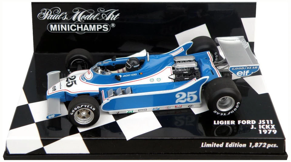 Minichamps Ligier Ford JS11 #25 1979 - Jacky Ickx 1/43 Scale - Image 1 of 1