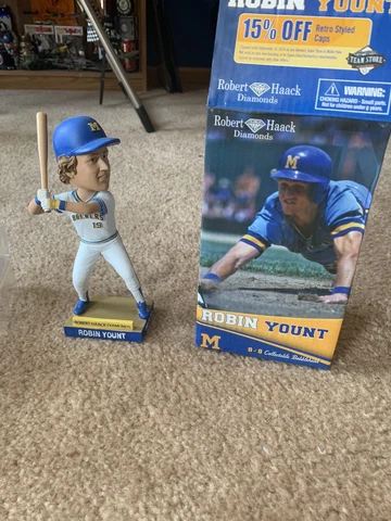 2014 Milwaukee Brewers Robin Yount Bobblehead In Box Cover