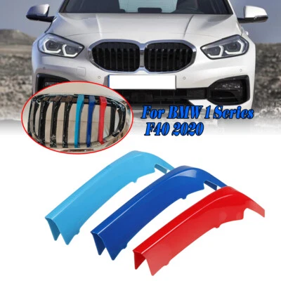 Front Grille Grill Cover Strips Clip Trim For BMW 1 Series F40 2020 Accessories - Image 1 of 4