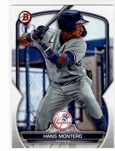 Hans Montero New York Yankees 2023 Bowman Draft - Imagen 1 de 2