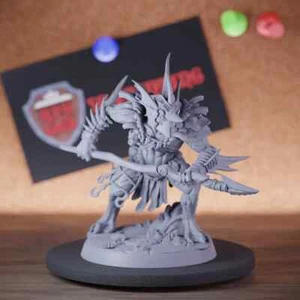 Triton Miniature Sea Defender Mini Dungeons and Dragons DnD 5e TTRPG Pathfinder - Picture 1 of 8