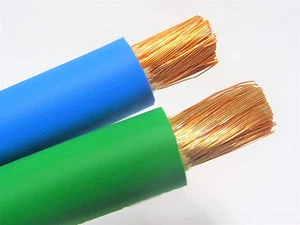 Blue or Green 4 Gauge AWG Welding Lead  Cable Copper Wire MADE IN USA - Picture 1 of 4
