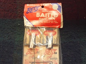 New Vintage McGill Mouse Traps Original Packaging - Picture 1 of 6