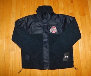Ohio State Buckeyes Under Armour Mission Boucle Jacket/Swacket for Ladies NWT