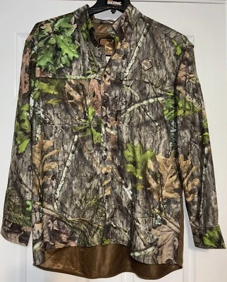 Ol Tom Technical Turkey Hunting Long Sleeve Shirt NWTF Embroidery Padded - Image 1 of 4