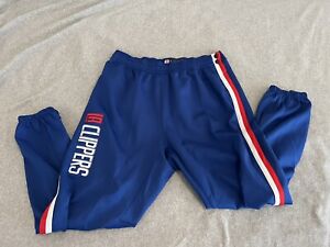 Nike Los Angeles LA Clippers Team Issued Tearaway Warm Up Pants Blue Mens XL