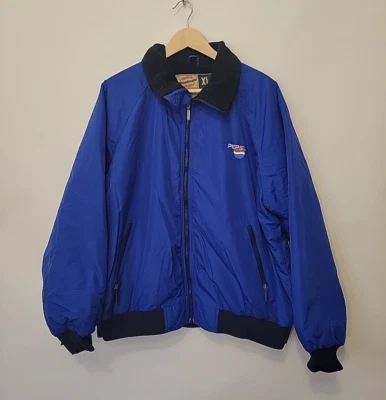 Vintage WearGuard Pepsi Blue Nylon Jacket Sleet Mud Snow Resistant 15590 Size XL - Image 1 of 4