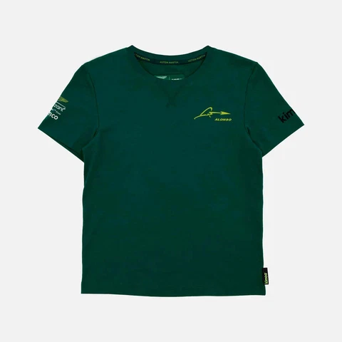 Aston Martin Cognizant F1 Kimoa Fernando Alonso Men's Lifestyle T-Shirt - Green Cover
