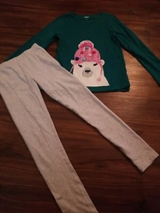 GYMBOREE OUTFIT GIRLS KIDS TOP 8 BOTTOM 7/8 MULTICOLORED - Picture 1 of 5