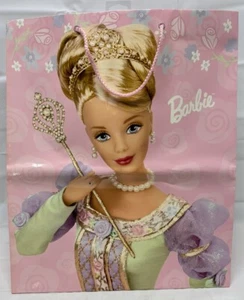 Vintage 2000 Barbie Princess Pink Gift Present Bag Sack Jumbo/Large 20"x17"x9" - Picture 1 of 10