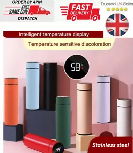 LED Display Smart Wasserflasche - Vakuumisolierkolben Edelstahl Thermoskanne - Bild 1 von 23
