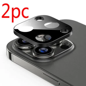 2pcs Camera Glass Lens Protector For iPhone 12 13 14 15 16 17 Pro Max Plus Film - Picture 1 of 6