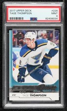 2017-18 Upper Deck Young Guns Tage Thompson #228 PSA 9 MINT Rookie RC
