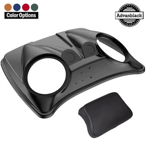 Dual 8'' Speaker Lid For Advanblack/ OEM Harley Razor, Chopped & King Tour Pak - Picture 1 of 14