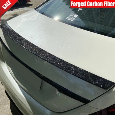 Asa spoiler traseira de carbono forjado 14-19 para Mercedes Benz W222 S400 S63 - Imagem 1 de 4