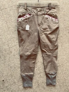 BREECHES Fancy Size 10 YOUTH Safari* VGC Stretch Ankles Front Zip - Picture 1 of 4