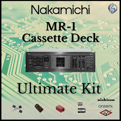 中道 MR-1 盒式磁带卡座终极修复套件 - Wima、OnSemi、Nichicon — 第 1/4 张图片