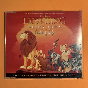Elton John - Circle Of Life (CD, 1994) 4 TRK LTD ED PIC DISC *VERY RARE* - Picture 1 of 4