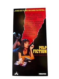 Very Rare PULP FICTION ‘94 UK Pre-Release Ticket Uk 8/11/1994 - Picture 1 of 3