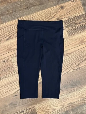 Lululemon Women's Invigorate HR Crop 19”  True Navy Size 12 - Image 1 of 4