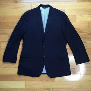 Brooks Brothers Suit Jacket 42 R Blue Wool Explorer Fitzgerald Fit Sport Coat - Picture 1 of 17