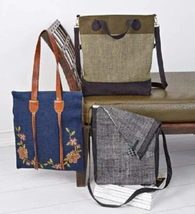 Simplicity 9029 Borse, Totes, Borsetta Modello Cucito (3 Stili) Nuovo! - Foto 1 di 4