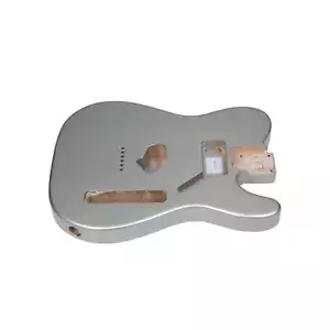 AE Guitars® T-Style Alder Replacement Guitar Body Silver Variant - Picture 1 of 6