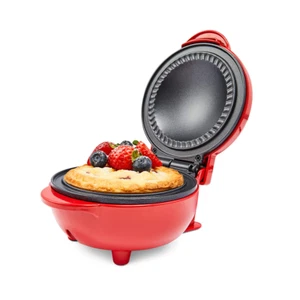 New Electric Mini Pie Maker Non stick Mini size Red - Picture 1 of 11