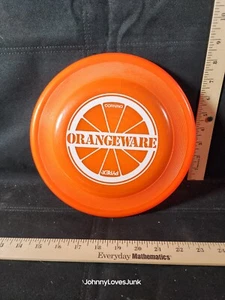 Vintage 1975 Wham-O Fastback Frisbee Pyrex Corning Orangeware Promotional Piece - Picture 1 of 1