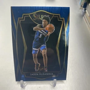 Jaden McDaniels 2020-21 Panini Select Premier Level Retail Blue Prizm Rookie RC - Picture 1 of 2