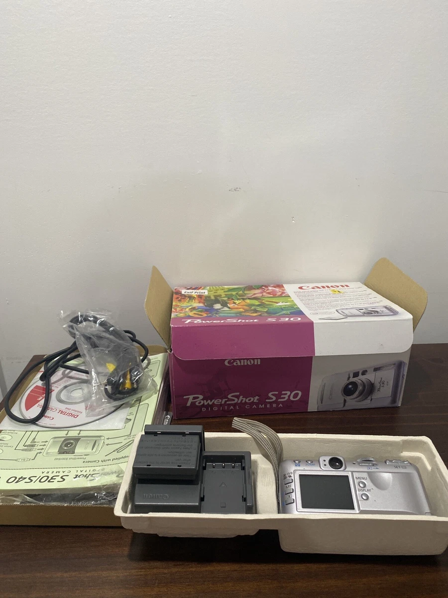 Canon PowerShot S30￼ (新品未開封) PowerShot S30 - キヤノンカメラミュージアム