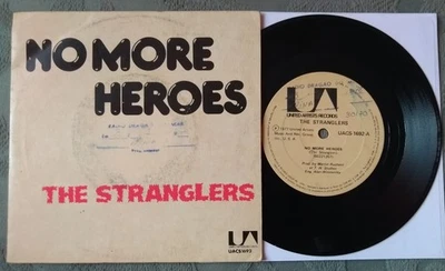 The Stranglers No More Heroes Rare Brazil Radio Stamp Promo Sticker Pic Cover - Image 1 of 4