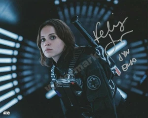 Felicity Jones ( Star Wars ) Rogue One Autographed Signed Photo REPRINT - Picture 1 of 1