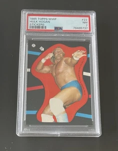 Tarjeta de novato rara 1985 Topps WWF HULK HOGAN pegatina #22 SP RC PSA 7 - Imagen 1 de 1