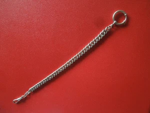 J7129 ANTIKE DEUTSCHE 835 SILBER SCHWERE 42,8 GR TASCHENUHRENKETTE SIEHE BESCHREIBUNG - Bild 1 von 10