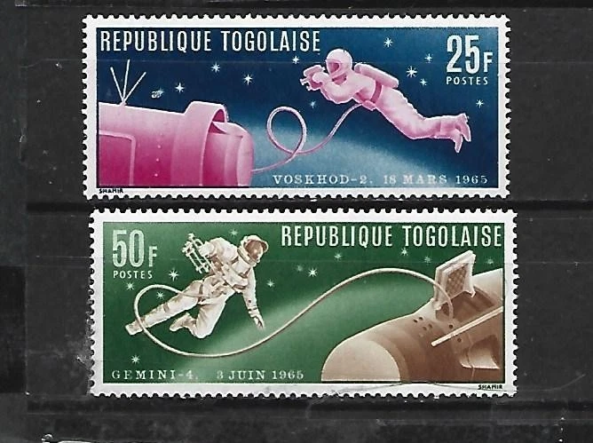 TOGO. Año: 1966. Tema: SALIDAS DEL HOMBRE AL ESPACIO. - Imagen 1 de 1