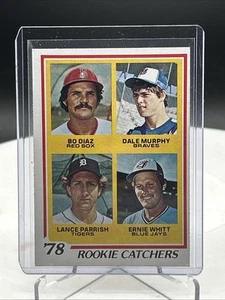 Dale Murphy / Lance Parrish / Bo Diaz / Whitt 1978 Topps Rookie Catchers #708 EX - Picture 1 of 2