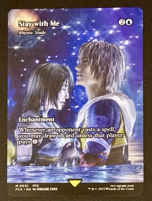 Stay with Me - Rhystic Study (Showcase) Final Fantasy: Through the Ages Regular - Image 1 of 2