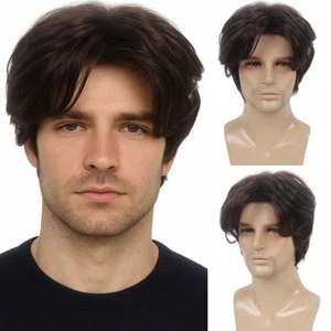 Heat Resistant Fashion Men's Short Hair Short Straight Wig Nightclub Bar - Picture 1 of 10