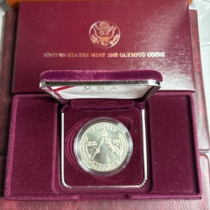 1988-D US Mint BU Olympic Commemorative Silver Dollar. No Outer Box or COA TT11 - Picture 1 of 6