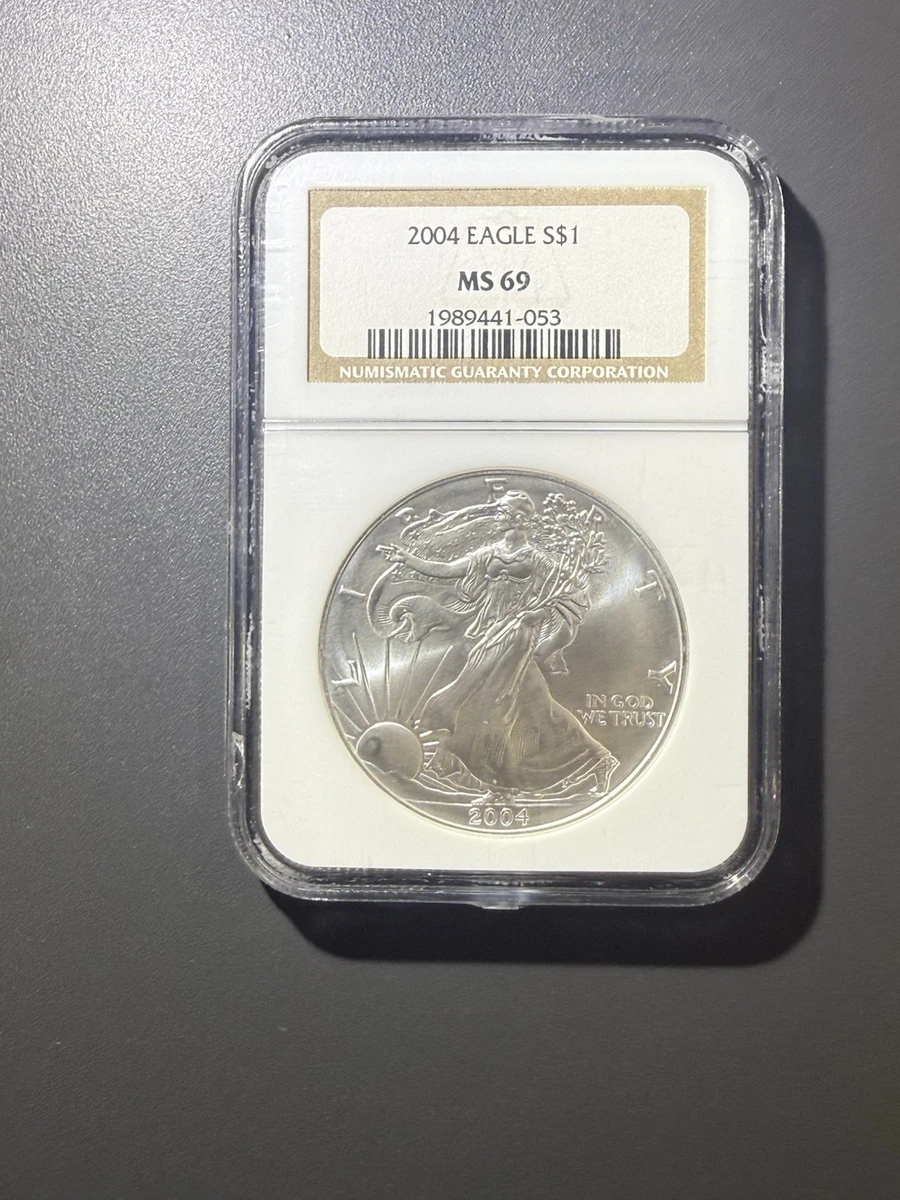 American Eagle MS 69 Graded 2004 Silver Bullion Coins for sale | eBay