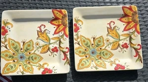 Set 2 piatti quadrati Pier 1 CARYNTHUM - Foto 1 di 5