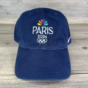 Gorra Nike Paris Olympics 2024 azul marino correa trasera anillos NBC ajuste adulto - Imagen 1 de 11